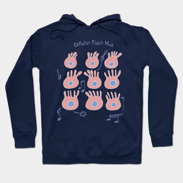 Cellular Flash Mob Hoodie by TomiAx